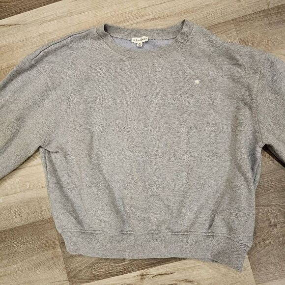 For Love and Lemons Gray Sweatshirt size XS - Picture 3 of 9